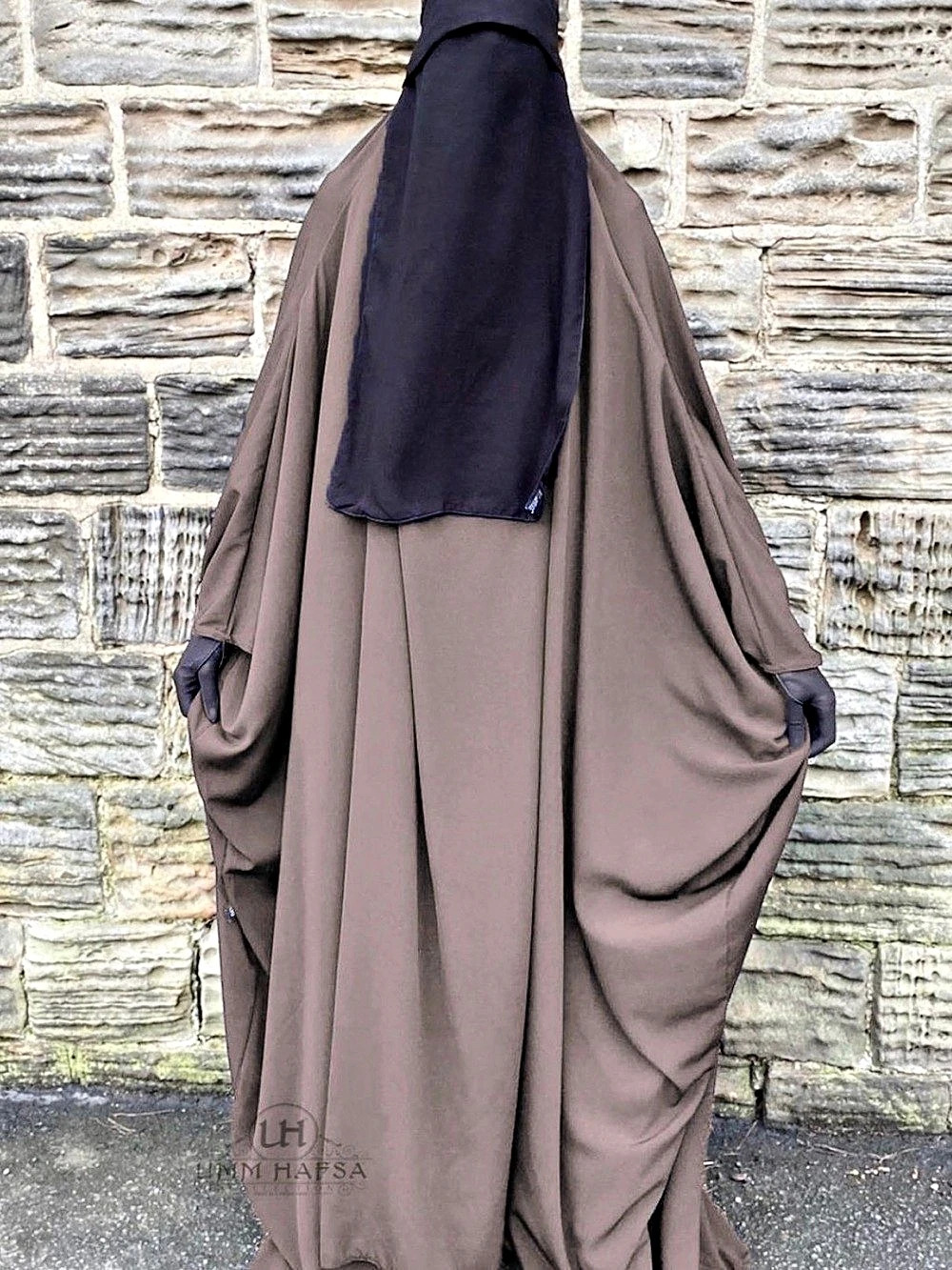 Umm Hafsa Classic Saudi Jilbab - Ash Brown (size 4)